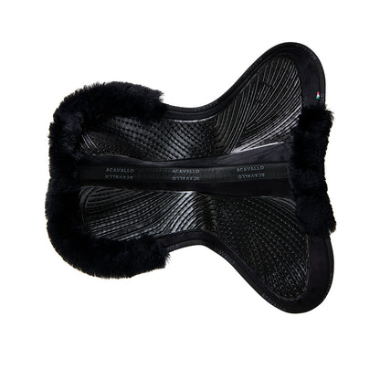 Compensador SP JCCS CW-CS gamuza oveja con cut-out gel twin side flat Acavallo - Negro