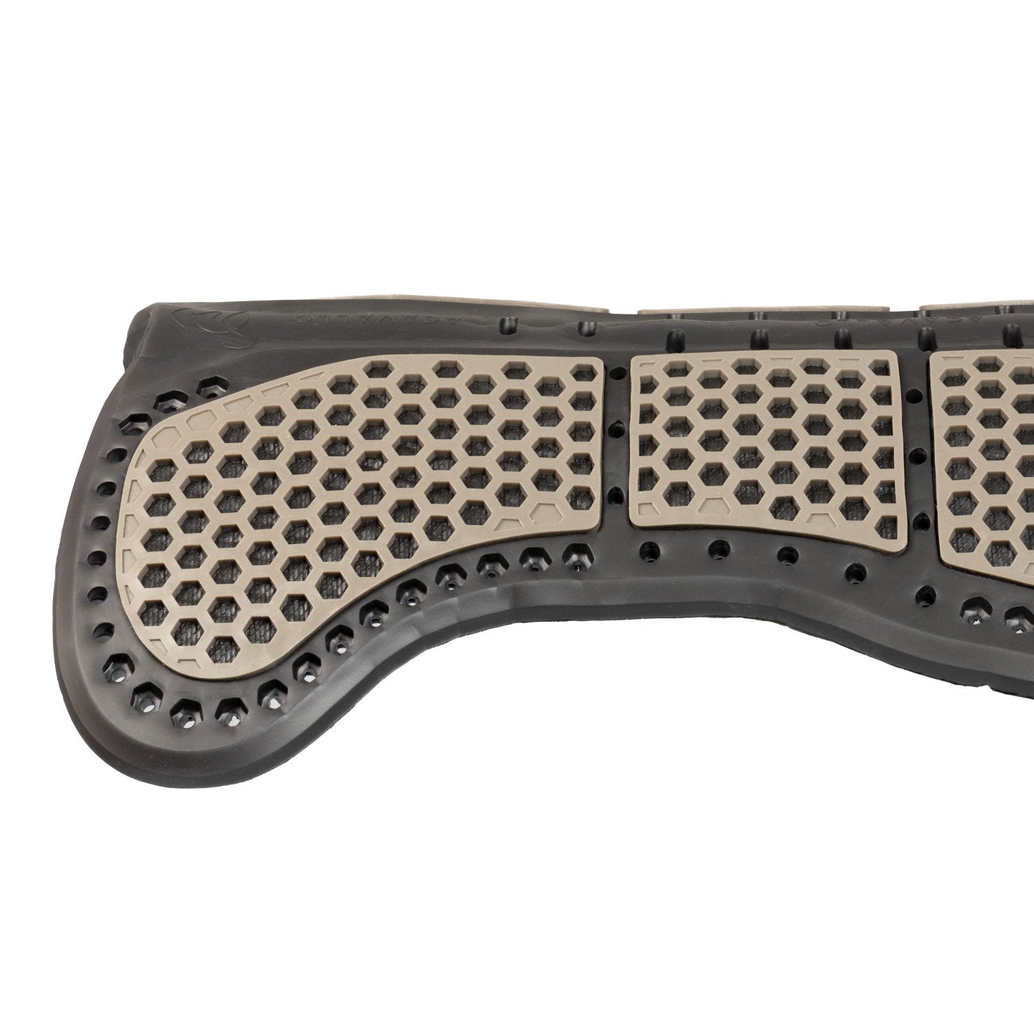 Compensador pluma EVA Aero Balance almohadilla de gel plana Acavallo - Black/Walnut
