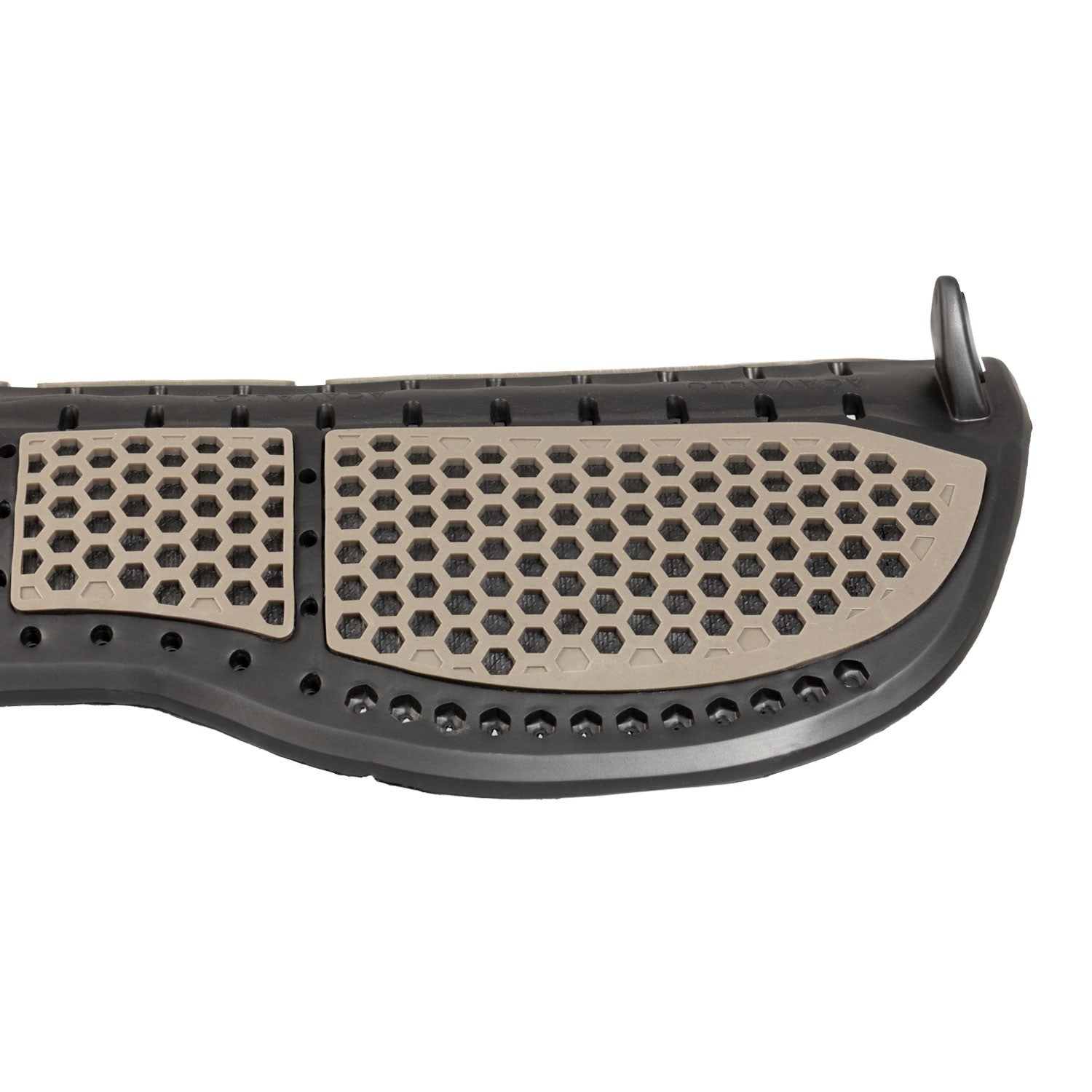 Compensador pluma EVA Aero Balance almohadilla de gel plana Acavallo - Black/Walnut