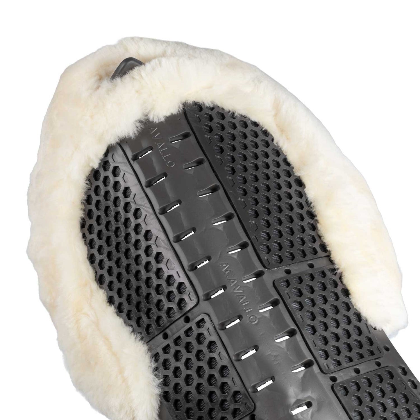Compensador Pluma EVA Aero Balance gel pad flat montone cut out Acavallo - Negro