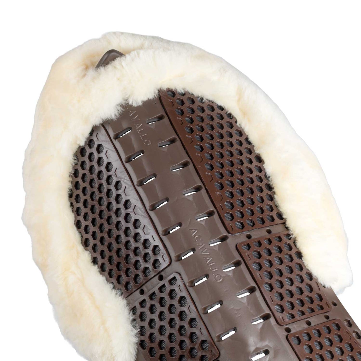 Compensador Pluma EVA Aero Balance gel pad flat montone cut out Acavallo - Marrón