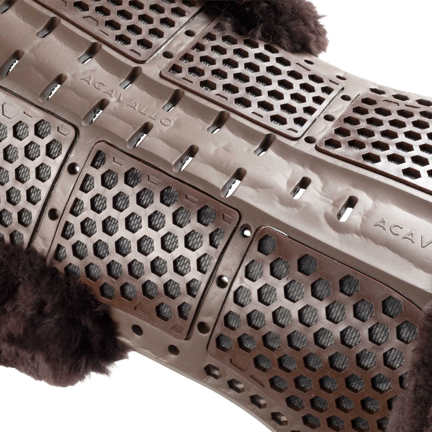 Compensador Pluma EVA Aero Balance gel pad flat montone cut out Acavallo - Marrón