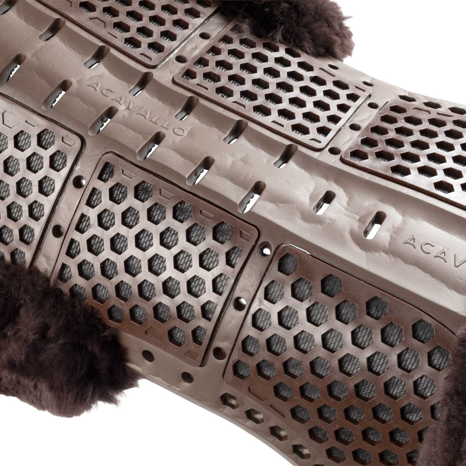 Compensador Pluma EVA Aero Balance gel pad flat montone cut out Acavallo - Marrón