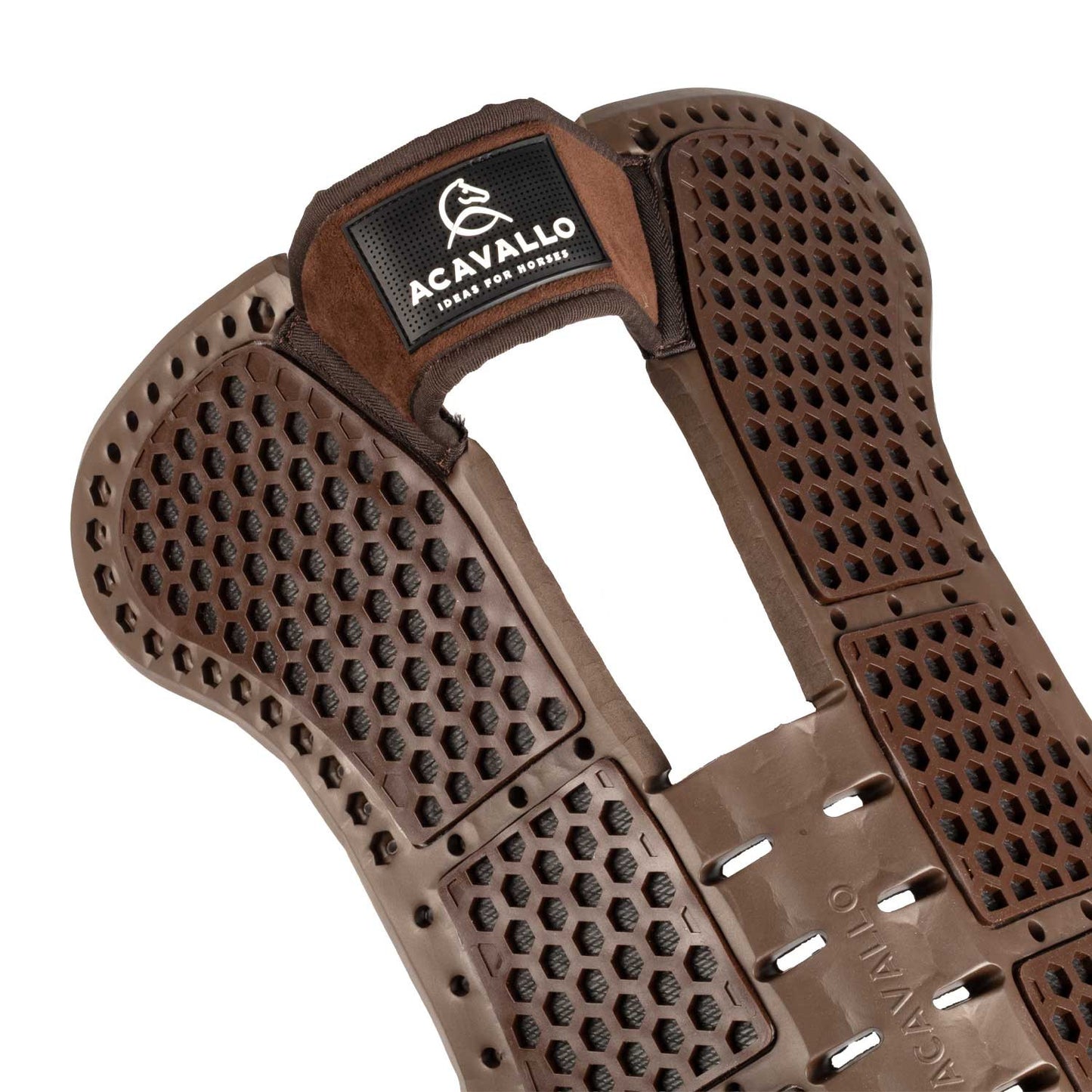 Compensador de plumas EVA withers free Aero Balance gel pad plano Acavallo - Marrón