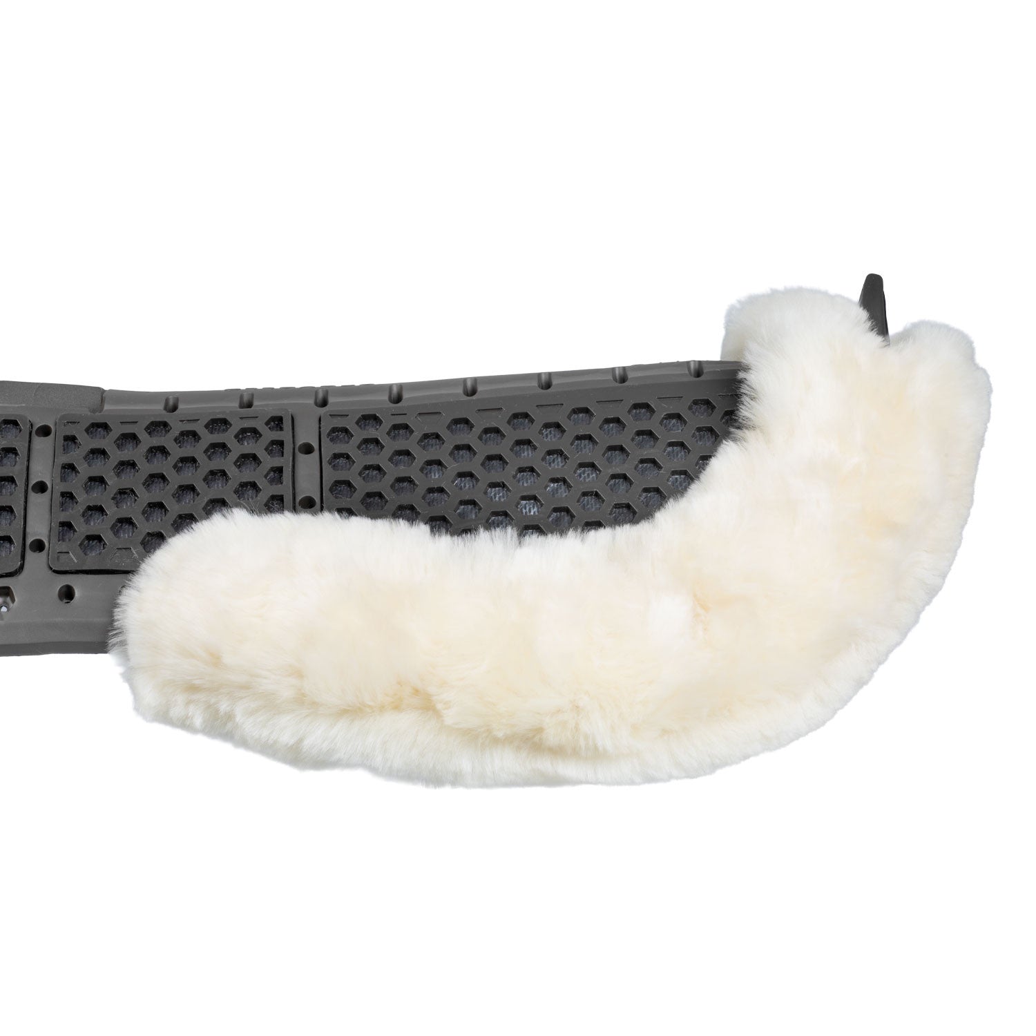 Compensador Pluma EVA withers free Aero Balance gel pad cut out flat con borreguillo Acavallo - Negro