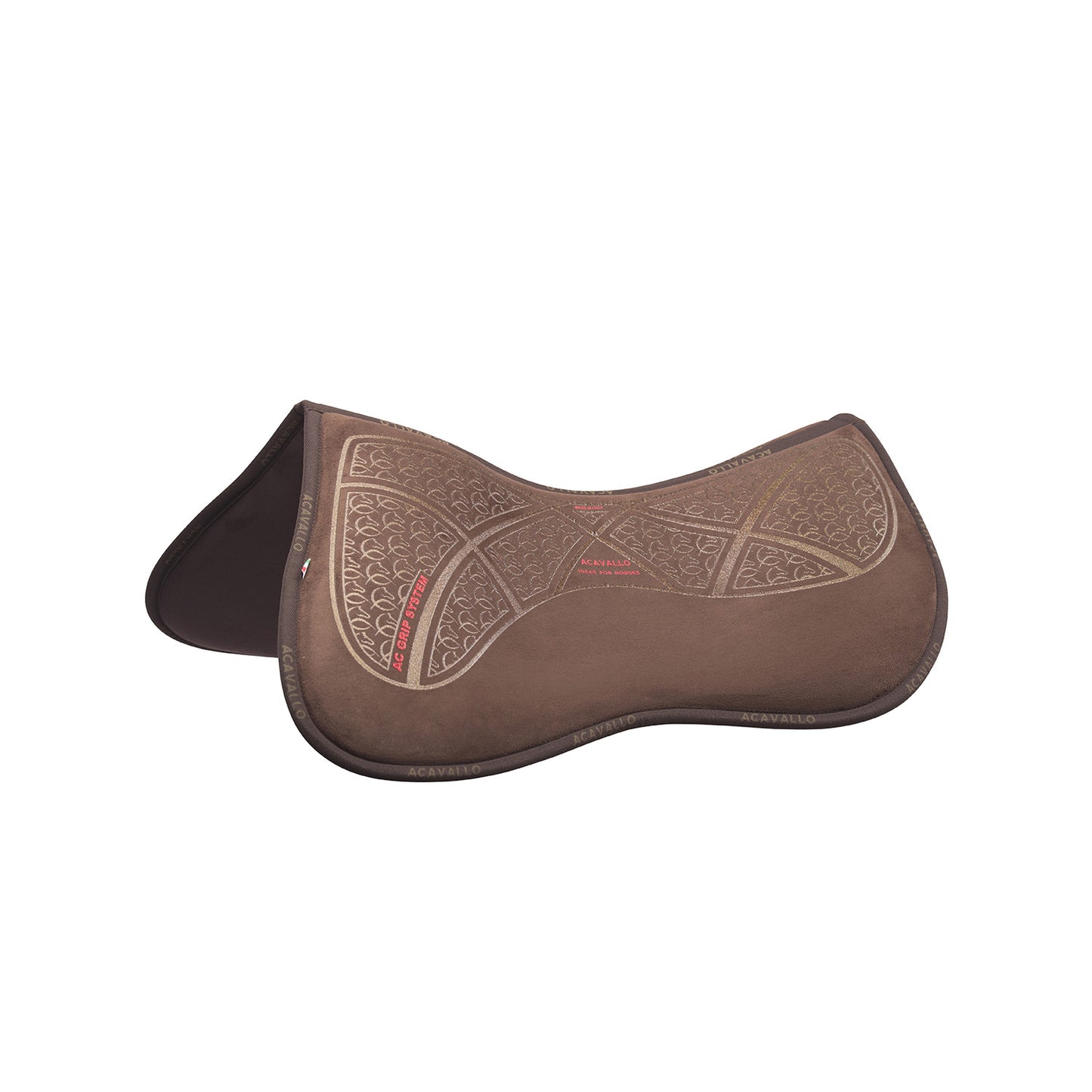 Compensador MF HPS Cw-Cs gamuza AC grip flat Acavallo - Marrón