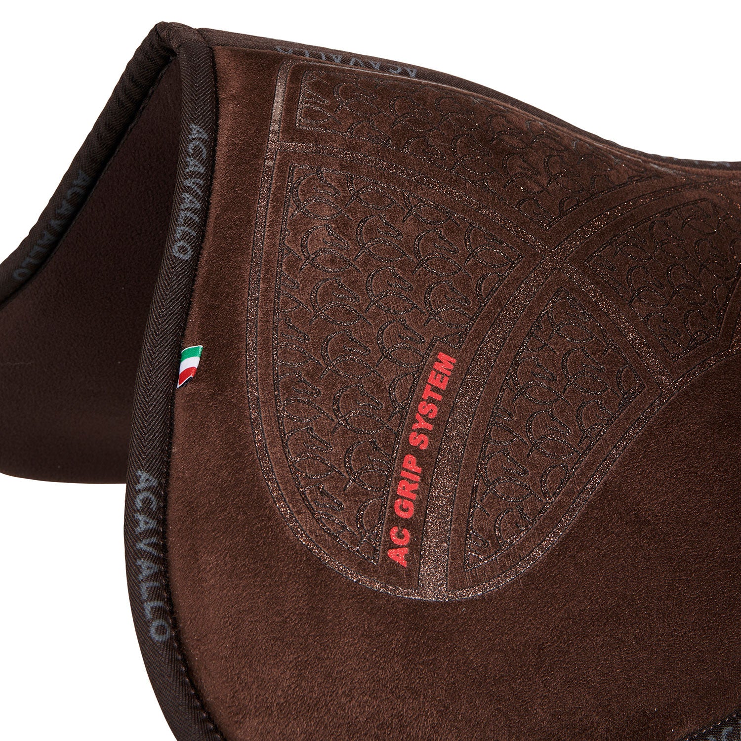 Compensador MF HPS Cw-Cs gamuza AC grip flat Acavallo - Marrón