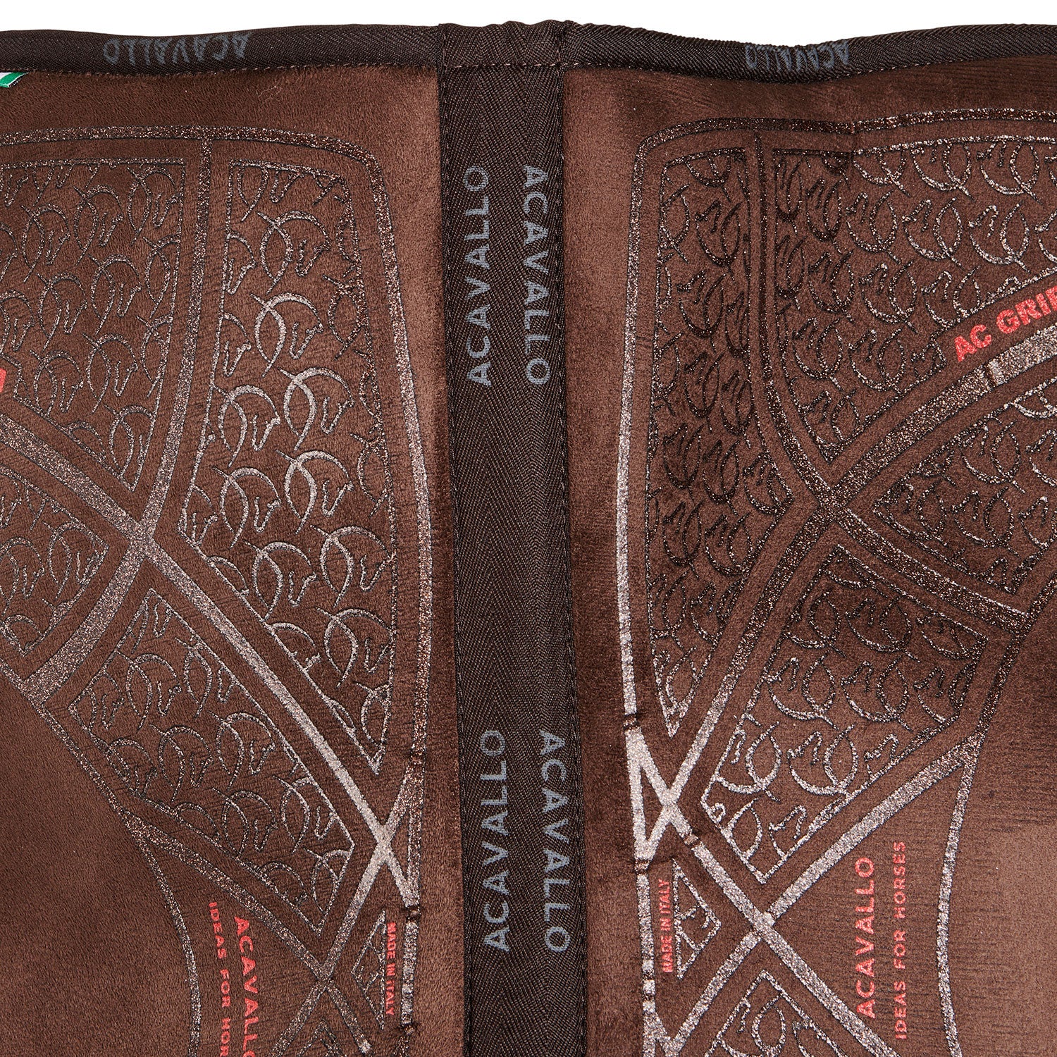 Compensador MF HPS Cw-Cs gamuza AC grip flat Acavallo - Marrón