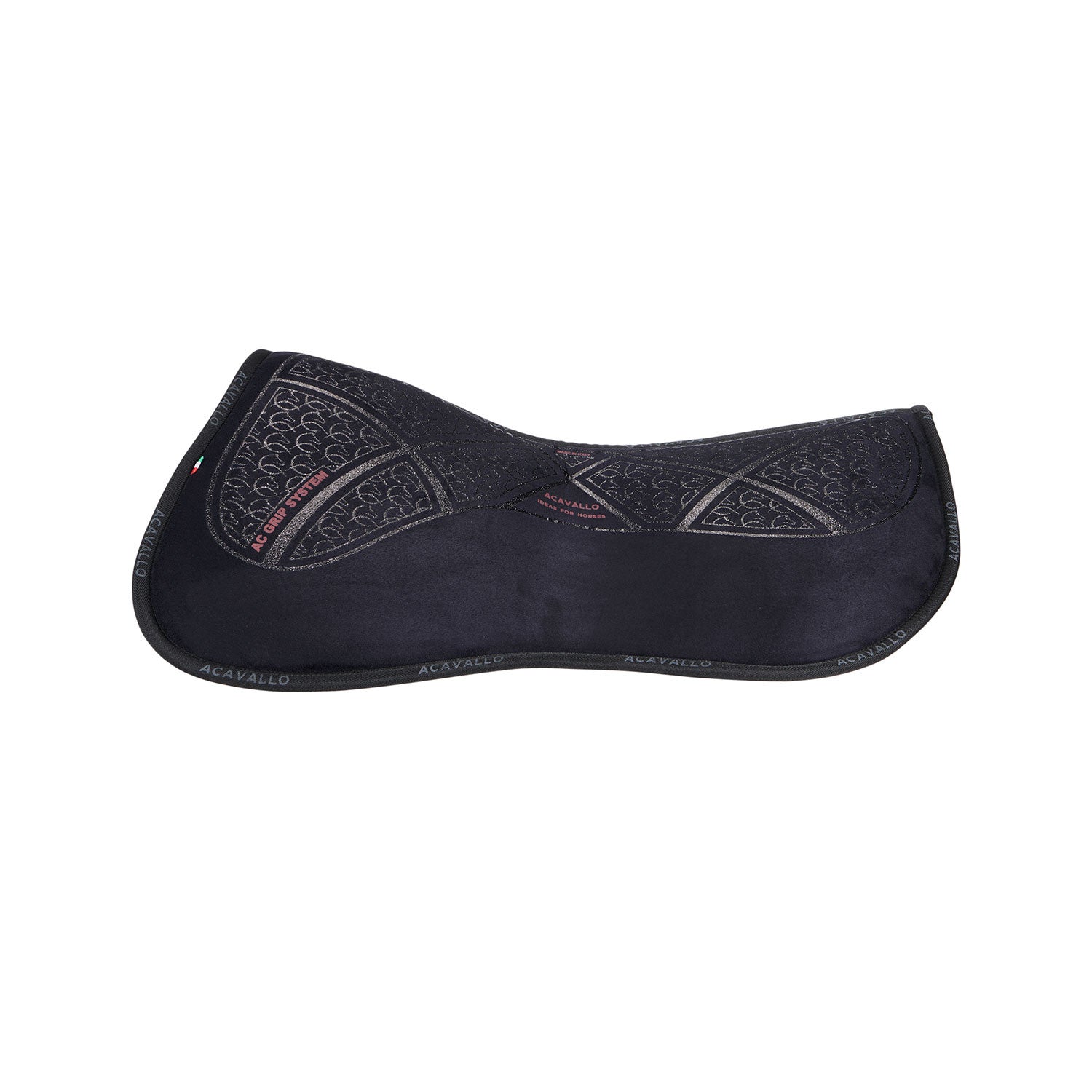 Compensador MF HPS Cw-Cs gamuza AC grip flat Acavallo - Negro