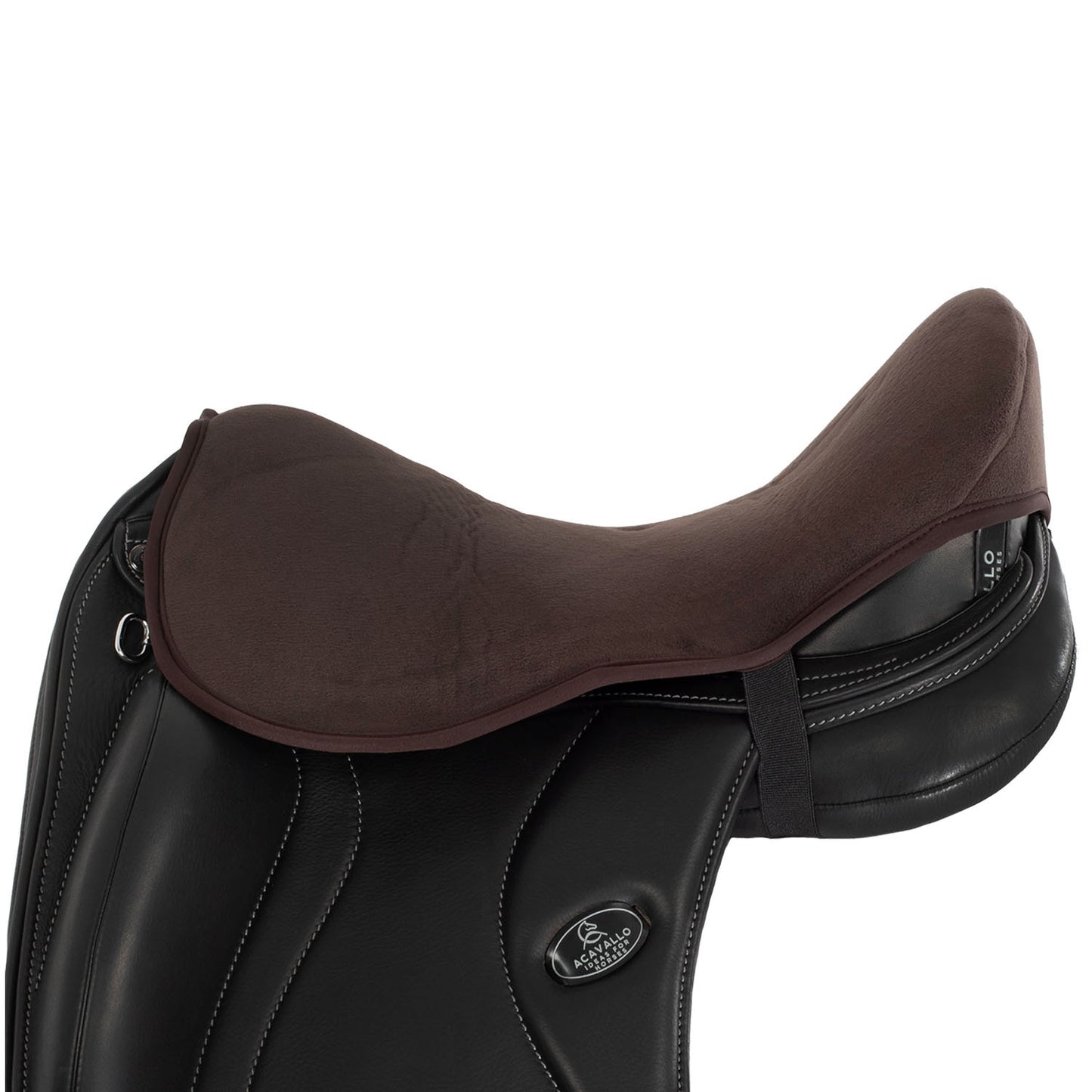 Cubreasiento dressage Dri-Lex gel 10mm Acavallo - Marrón