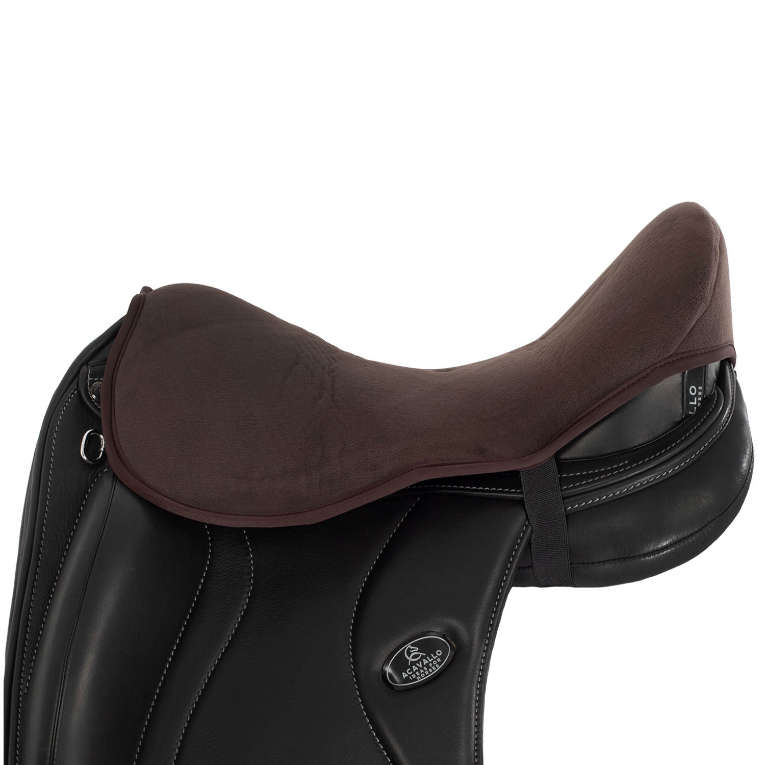 Cubreasiento dressage Dri-Lex gel 10mm Acavallo - Marrón