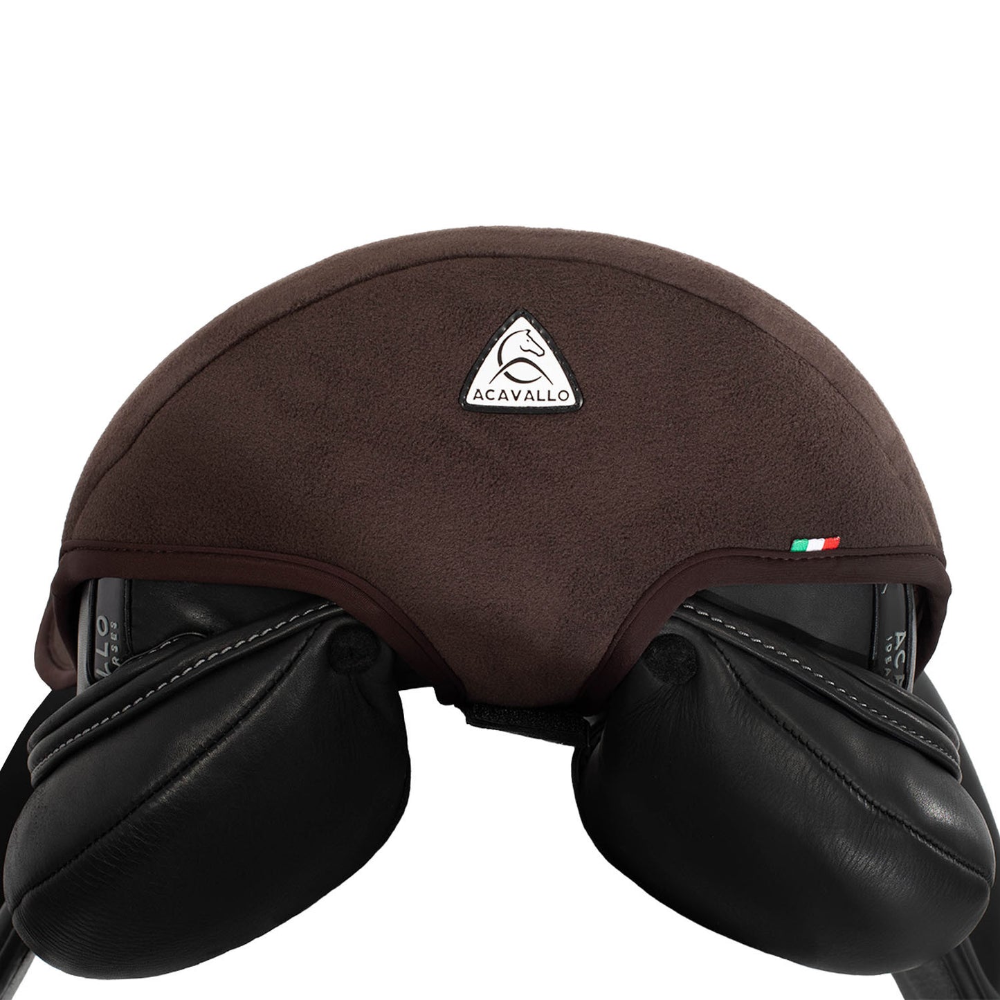 Cubreasiento dressage Dri-Lex gel 10mm Acavallo - Marrón