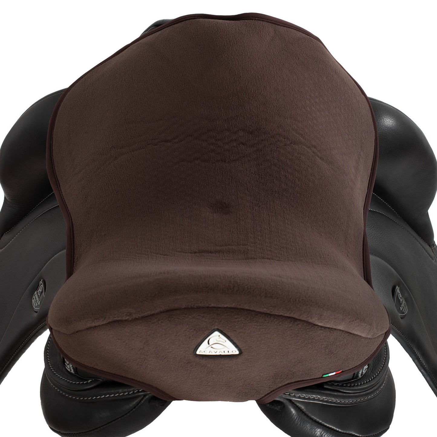 Cubreasiento dressage Dri-Lex gel 10mm Acavallo - Marrón