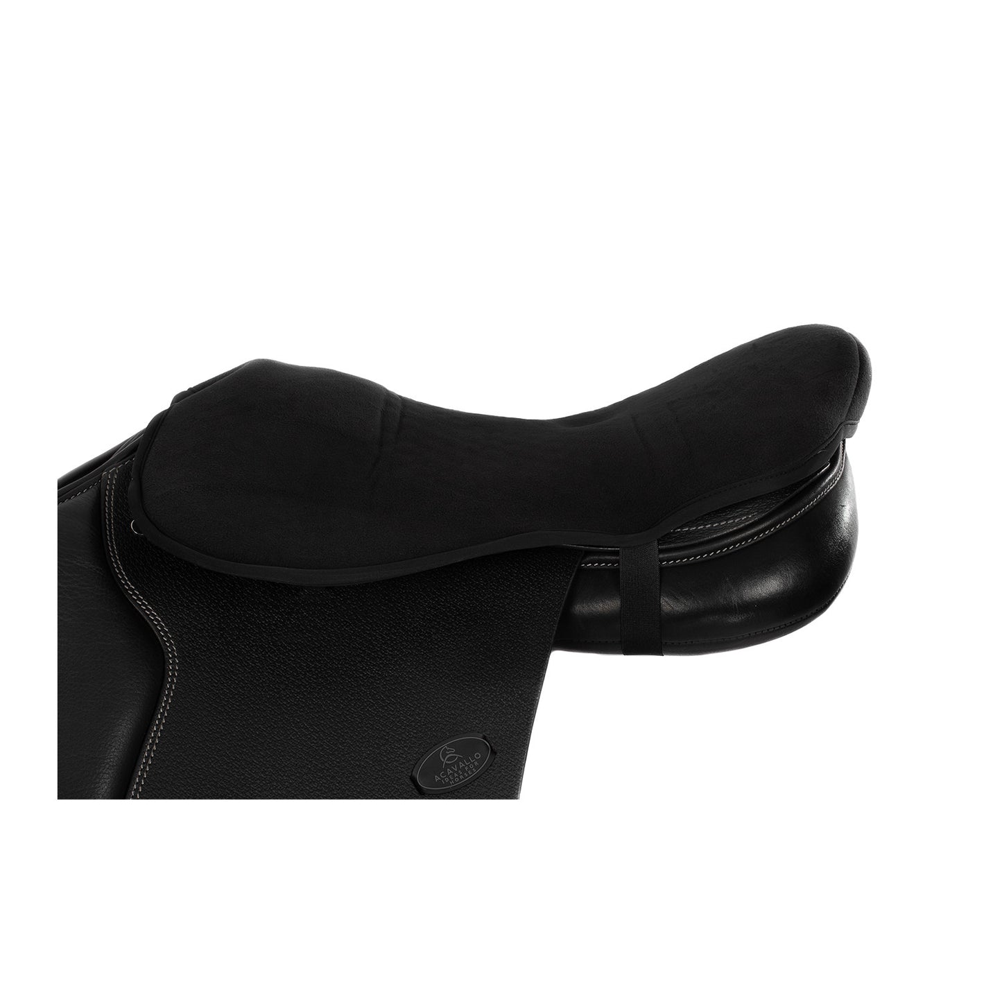 Funda de asiento salto Gel-in Classic Ortho-cóccix Dri-lex 20mm Acavallo - Negro