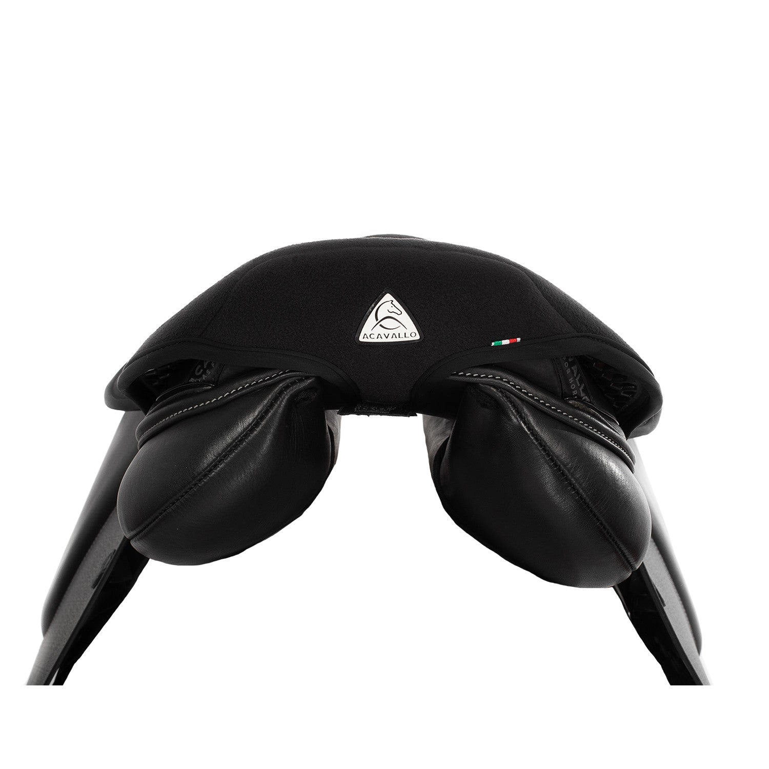 Funda de asiento salto Gel-in Classic Ortho-cóccix Dri-lex 20mm Acavallo - Negro