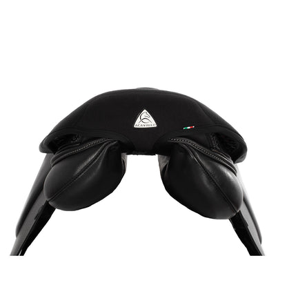 Funda de asiento salto Gel-in Classic Ortho-cóccix Dri-lex 20mm Acavallo - Negro