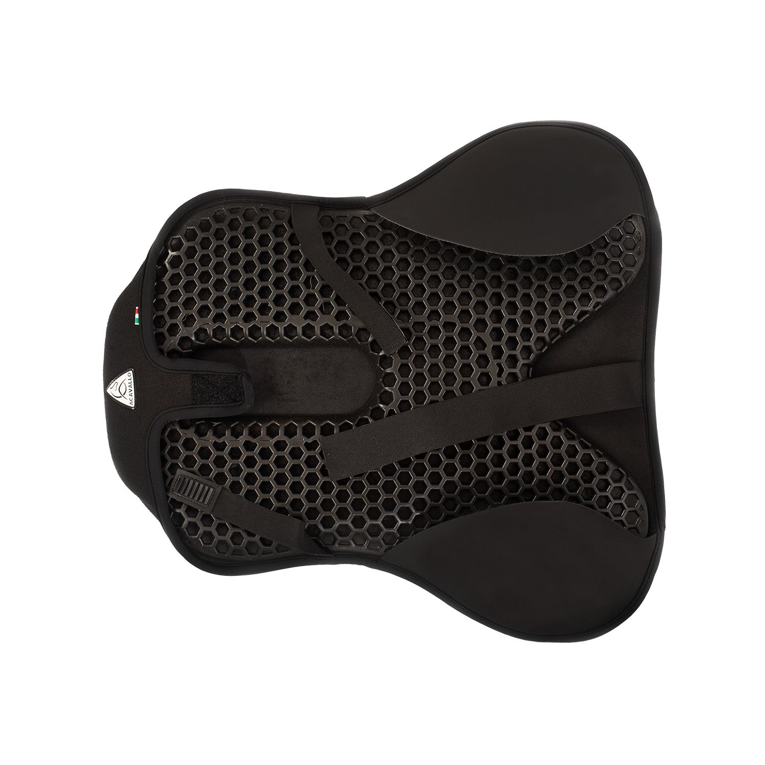 Funda de asiento salto Gel-in Classic Ortho-cóccix Dri-lex 20mm Acavallo - Negro