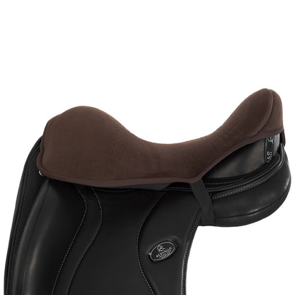 Cubreasiento dressage gel-in classic standard Dri-Lex 20mm Acavallo - Marrón