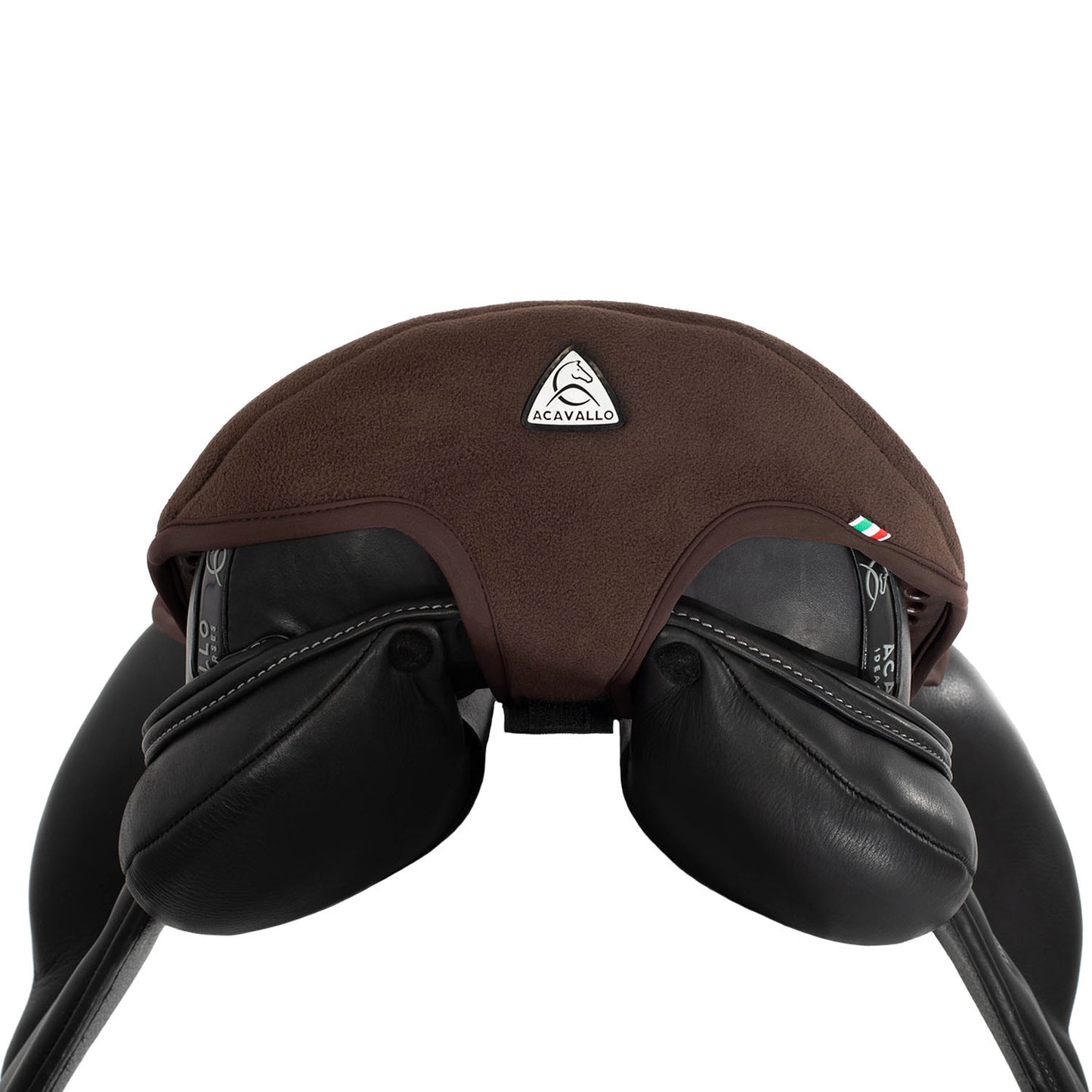 Cubreasiento dressage gel-in classic standard Dri-Lex 20mm Acavallo - Marrón