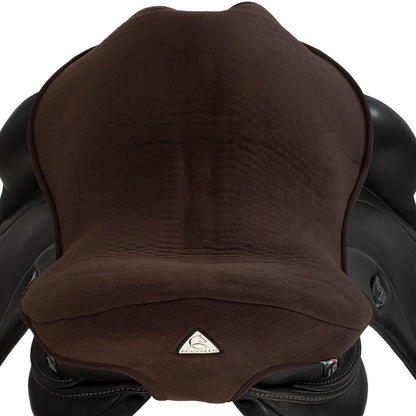 Cubreasiento dressage gel-in classic standard Dri-Lex 20mm Acavallo - Marrón