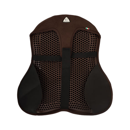 Cubreasiento dressage gel-in classic standard Dri-Lex 20mm Acavallo - Marrón