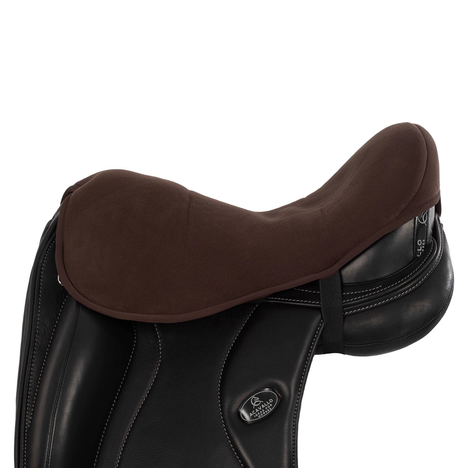 Cubreasiento dressage ortho-cóccix gel-in classic Dri-Lex 20 mm Acavallo - Marrón