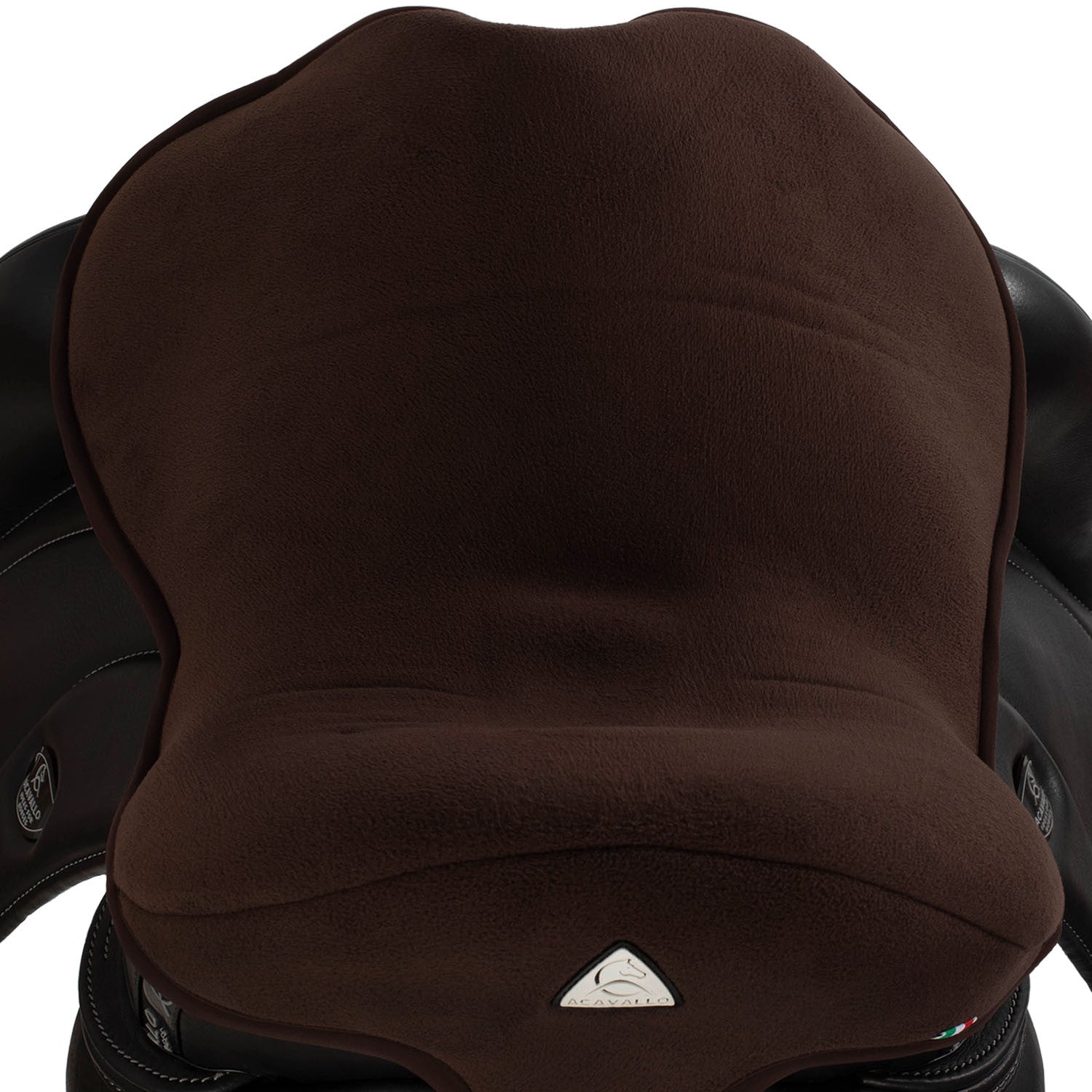 Cubreasiento dressage ortho-cóccix gel-in classic Dri-Lex 20 mm Acavallo - Marrón