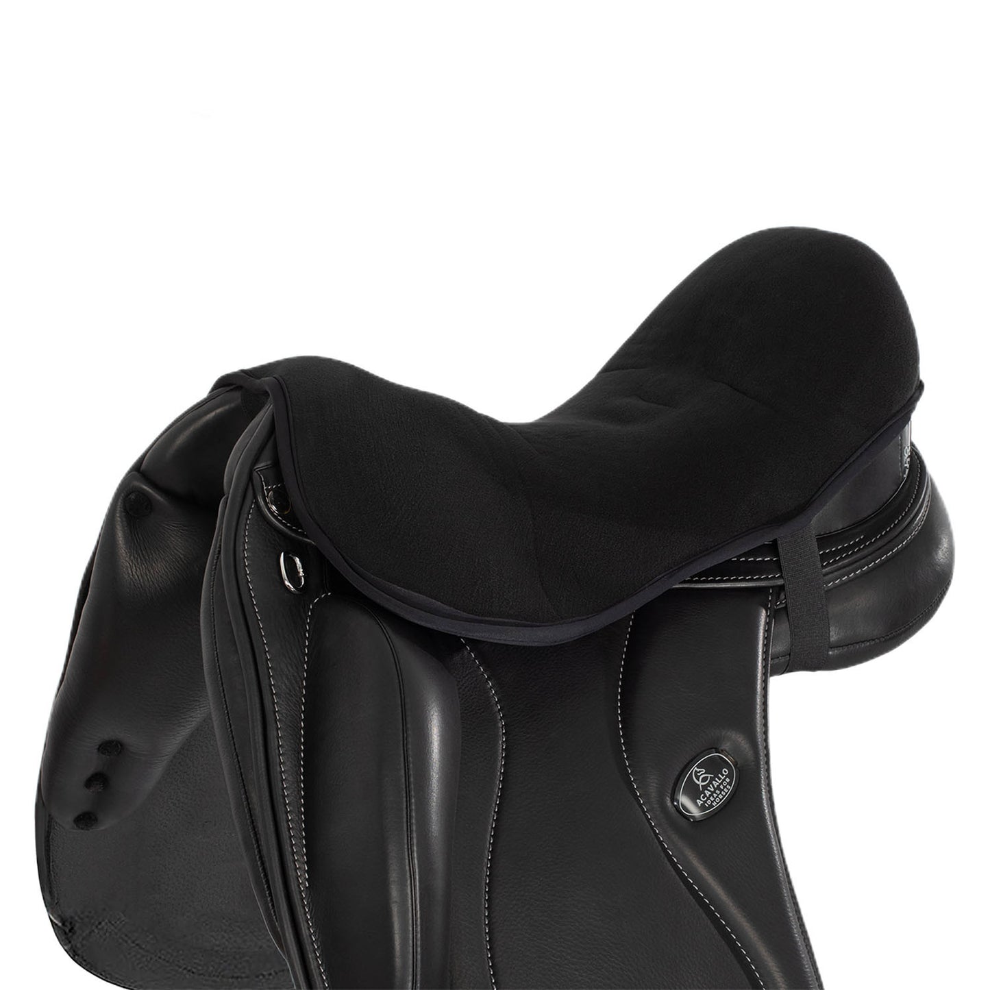 Cubreasiento dressage ortho-cóccix gel-in classic Dri-Lex 20 mm Acavallo - Negro