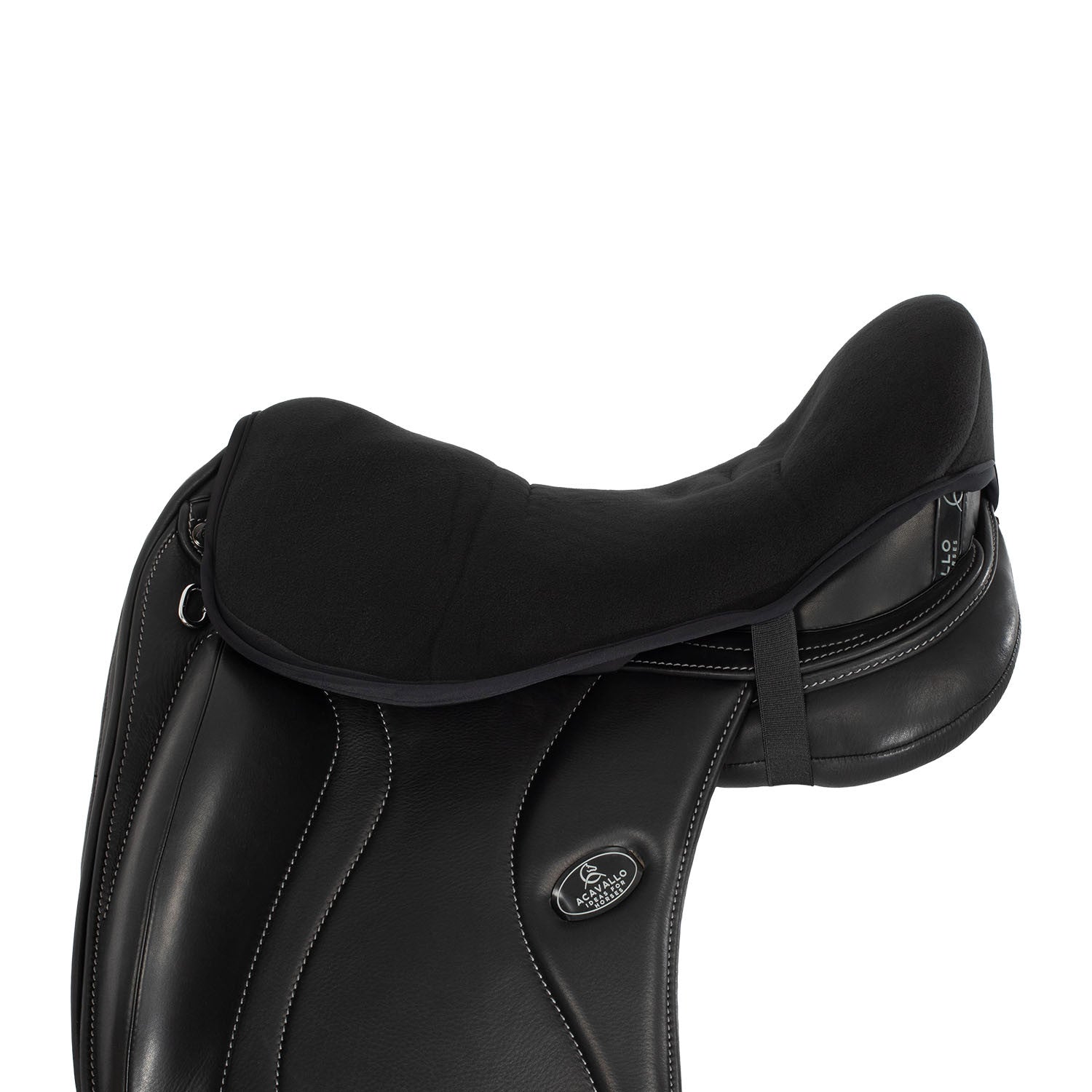 Cubreasiento dressage ortho-cóccix gel-in classic Dri-Lex 20 mm Acavallo - Negro