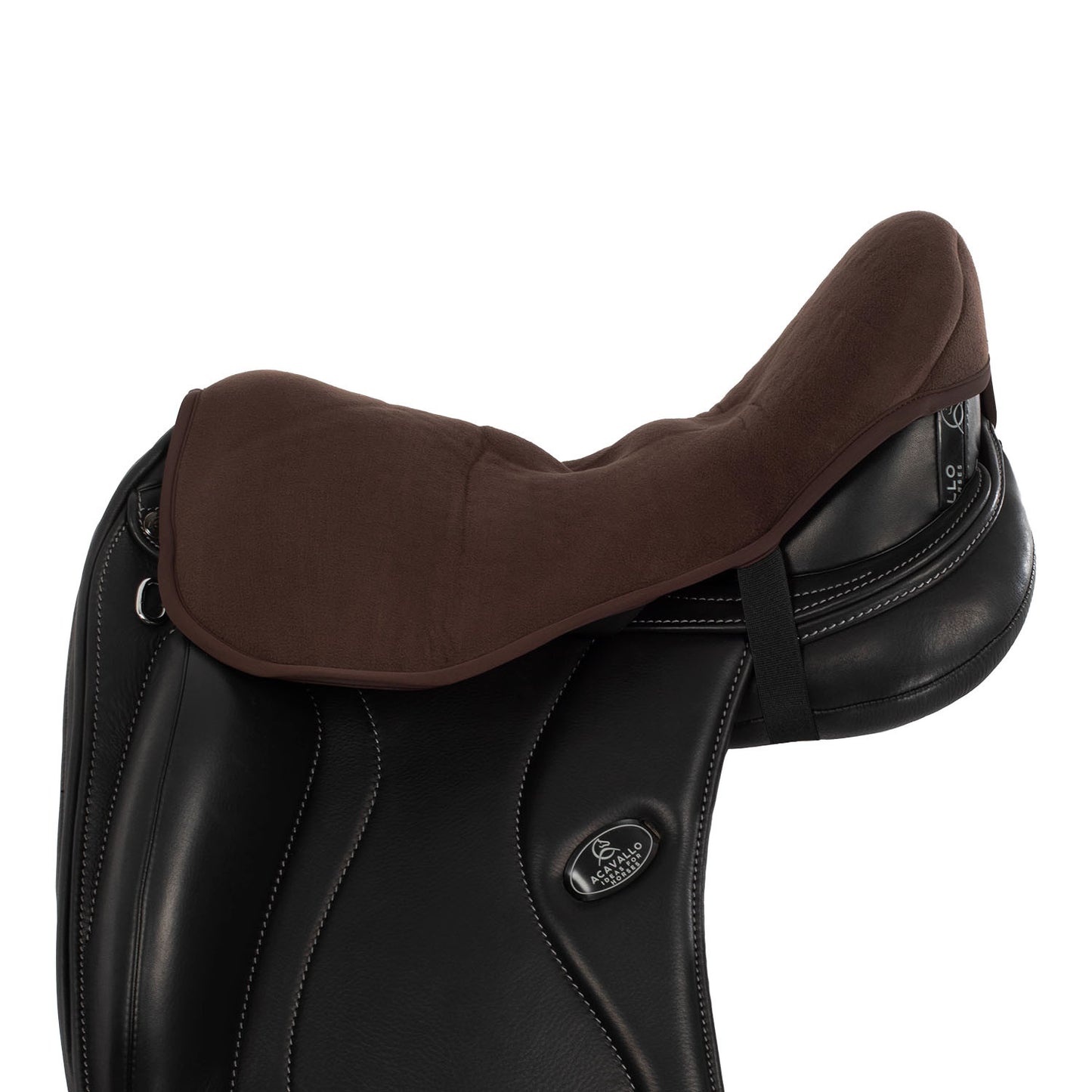 Funda de asiento de doma gel-in Classic Ortho-pubis Dri-lex 20mm Acavallo - Marrón