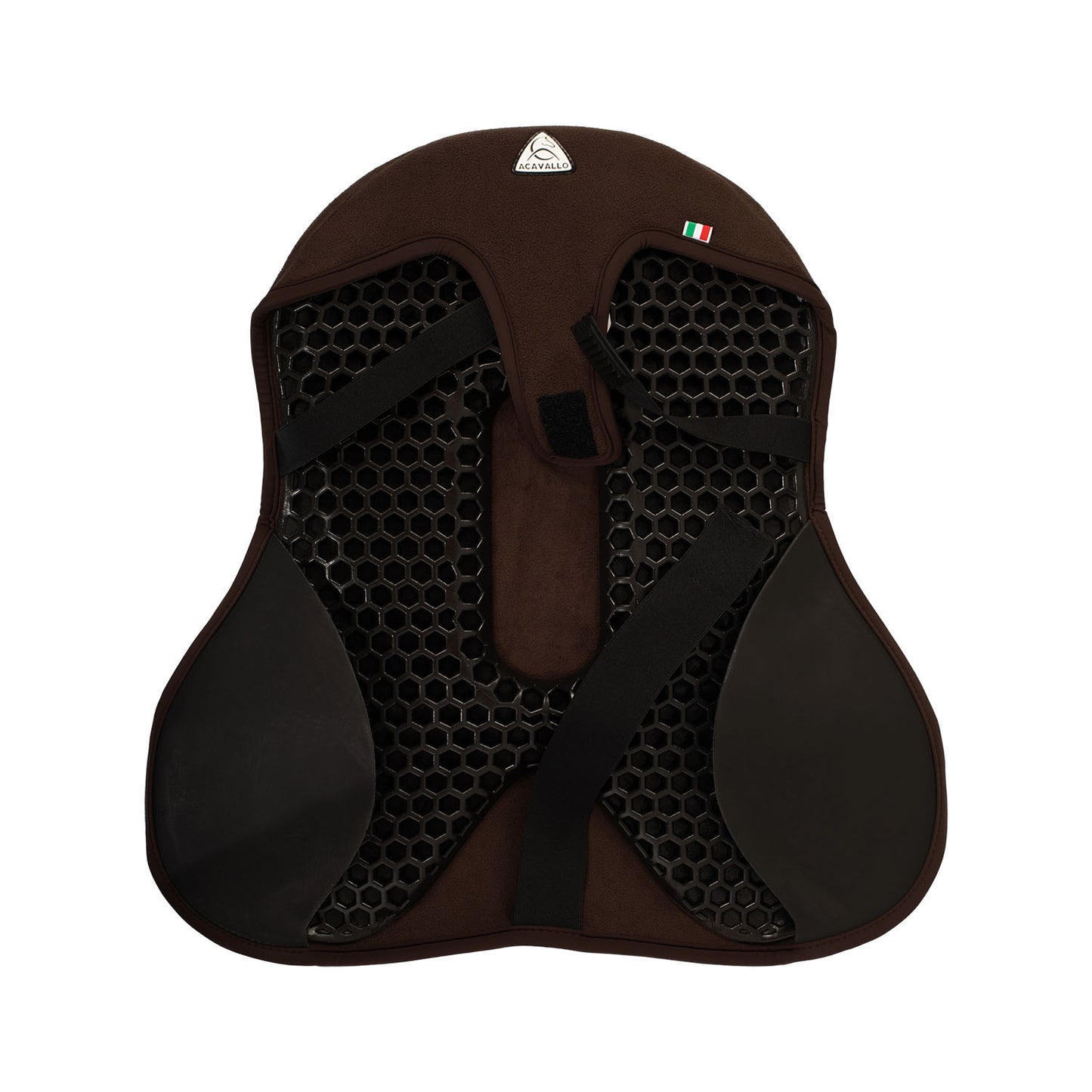 Funda de asiento de doma gel-in Classic Ortho-pubis Dri-lex 20mm Acavallo - Marrón