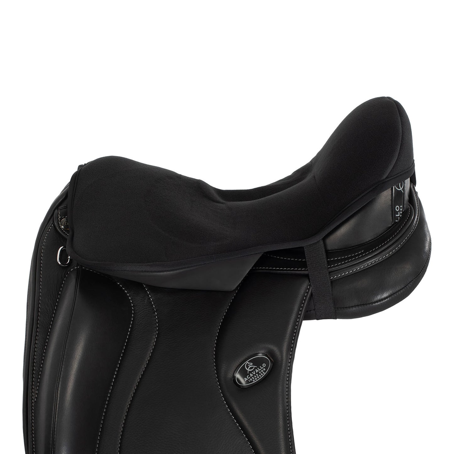 Funda de asiento de doma gel-in Classic Ortho-pubis Dri-lex 20mm Acavallo - Negro