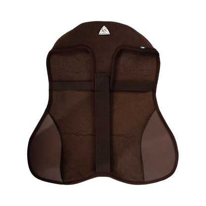 Funda de asiento de doma gel-out Classic Standard Dri-Lex 10mm Acavallo - Marrón