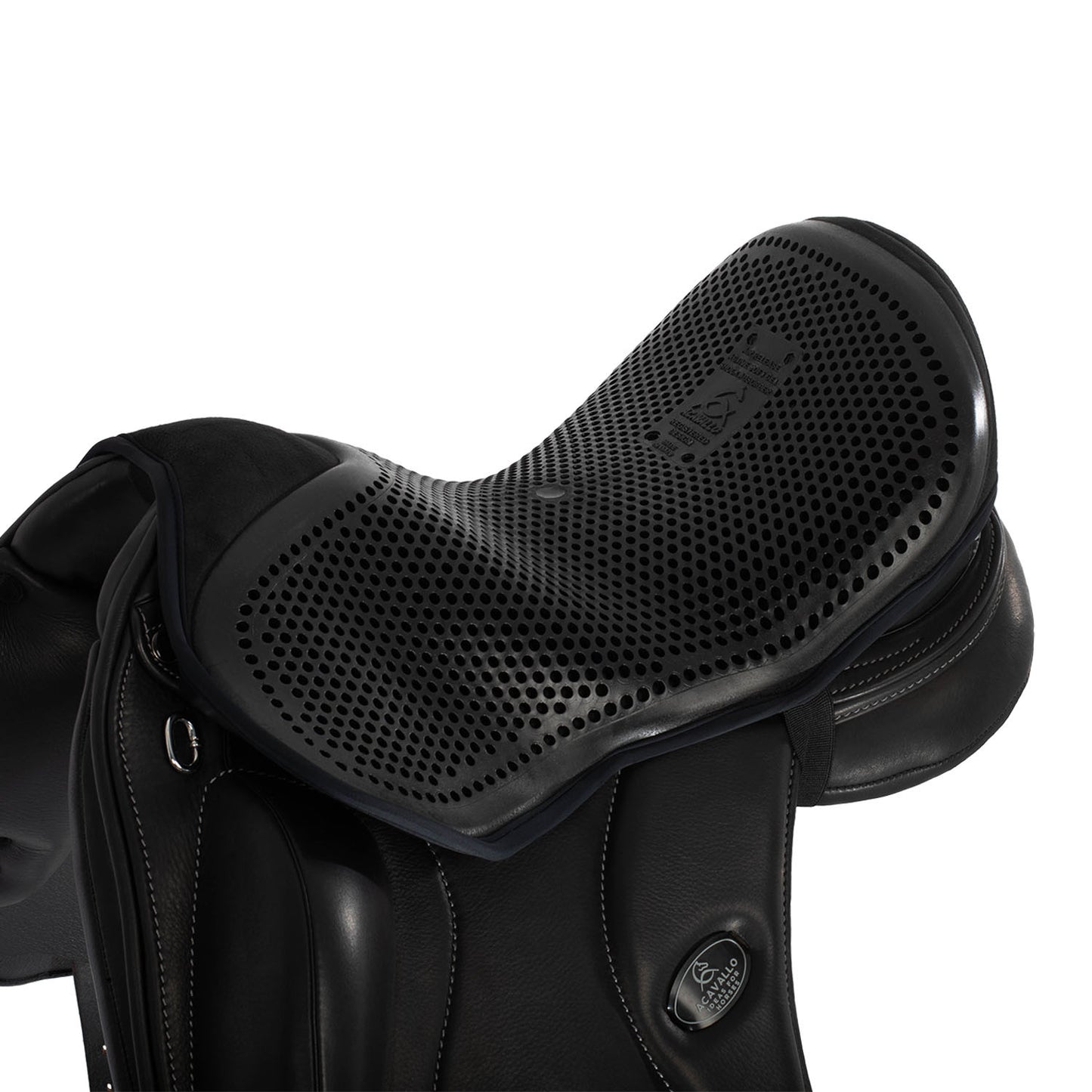 Funda de asiento de doma gel-out Classic Standard Dri-Lex 10mm Acavallo - Negro