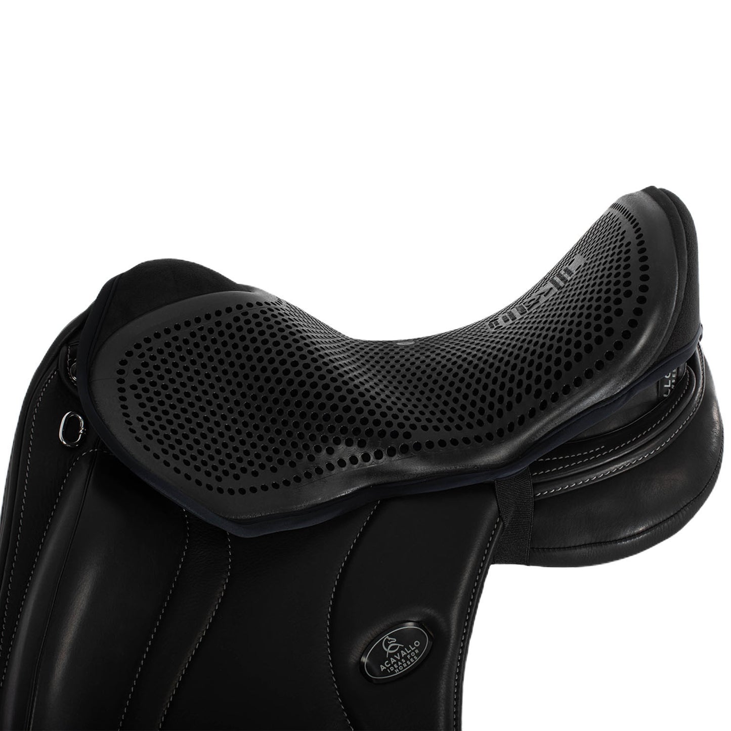 Funda de asiento de doma gel-out Classic Standard Dri-Lex 10mm Acavallo - Negro