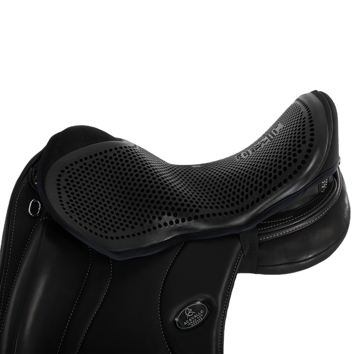 Funda de asiento de doma gel-out Classic Standard Dri-Lex 10mm Acavallo - Negro