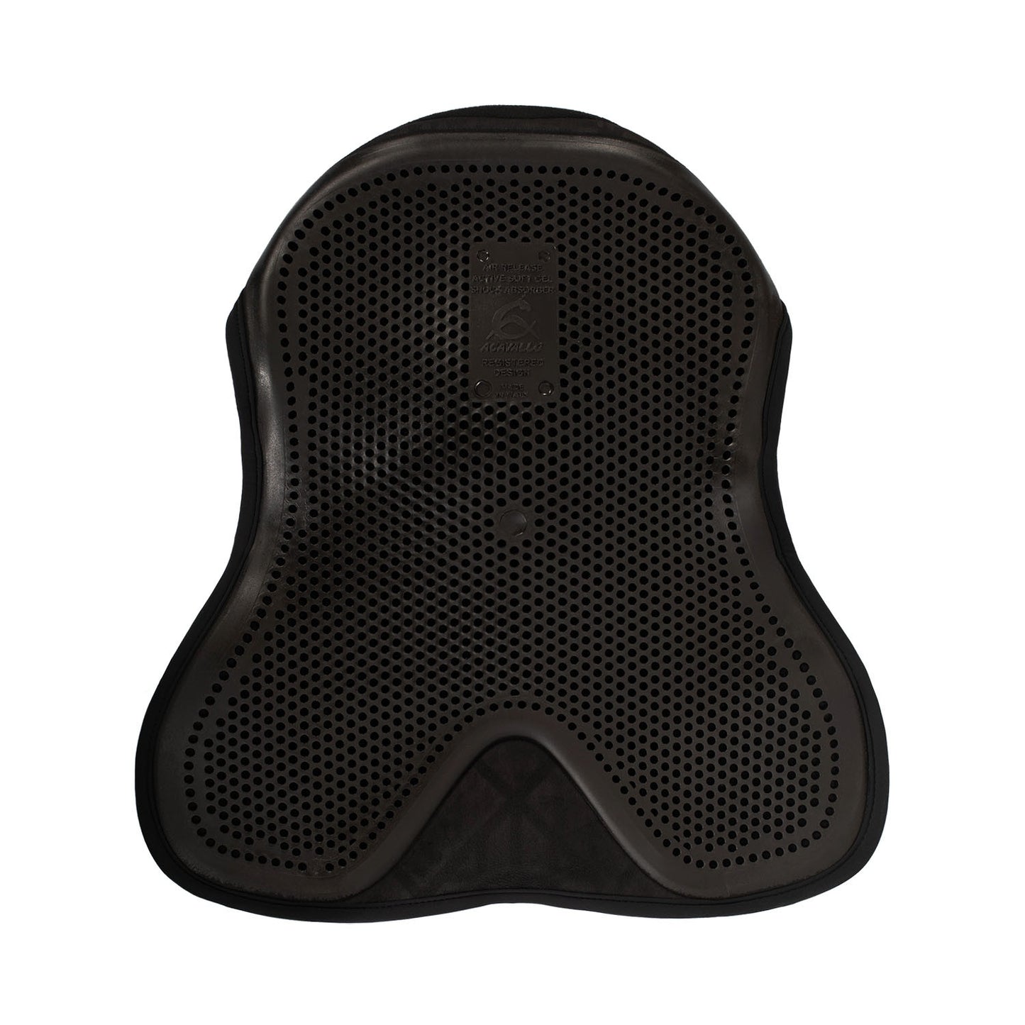 Funda de asiento de doma gel-out Classic Standard Dri-Lex 10mm Acavallo - Negro