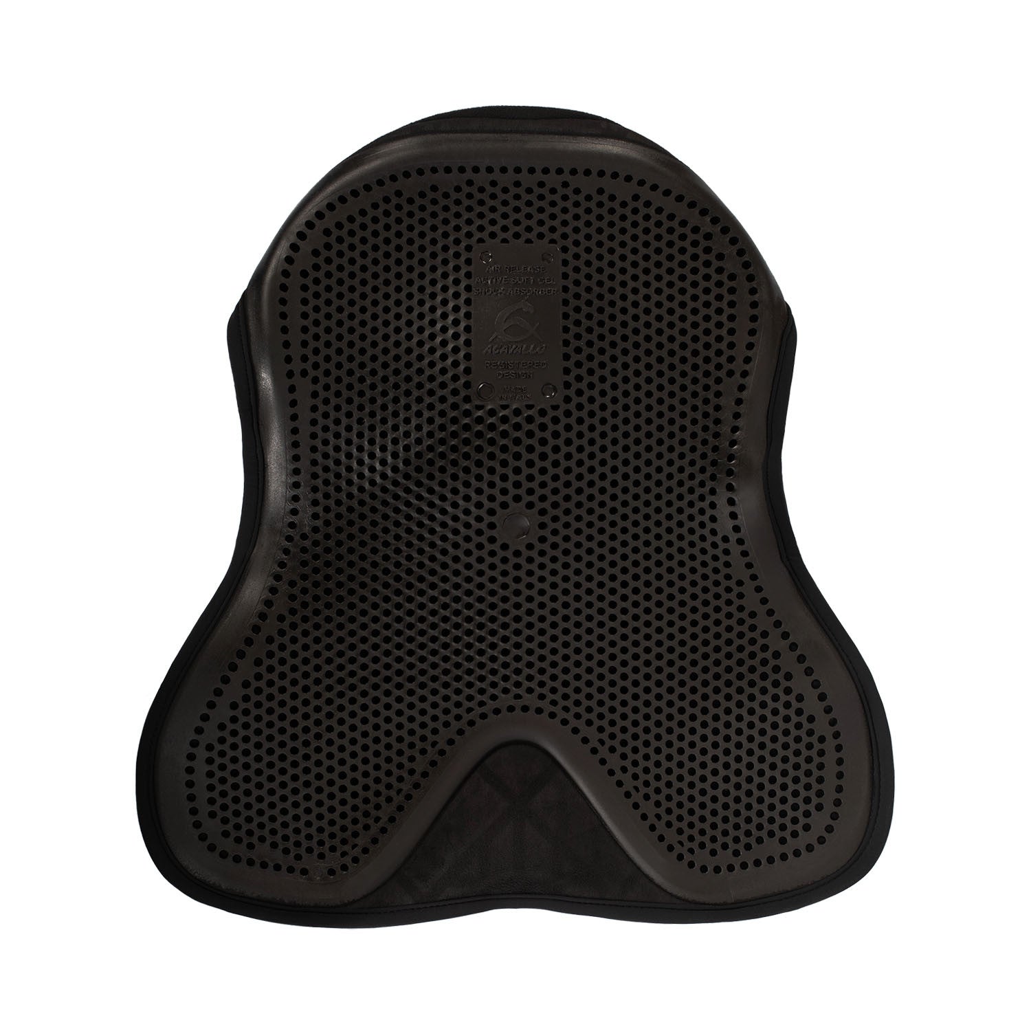 Funda de asiento de doma gel-out Classic Standard Dri-Lex 10mm Acavallo - Negro