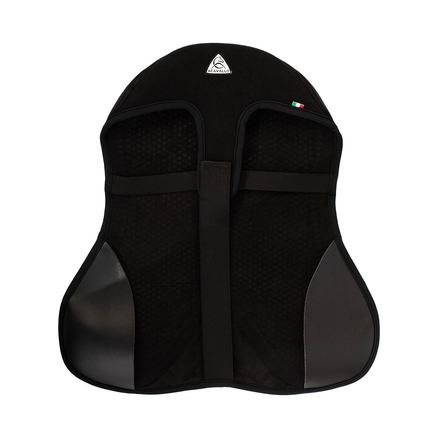 Funda de asiento de doma gel-out Classic Standard Dri-Lex 10mm Acavallo - Negro