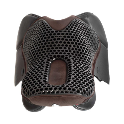 Cubreasiento salto gel-out hexagonal ortho-cóccix Dri-lex 20 mm Acavallo - Marrón
