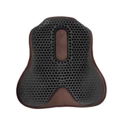 Cubreasiento salto gel-out hexagonal ortho-cóccix Dri-lex 20 mm Acavallo - Marrón