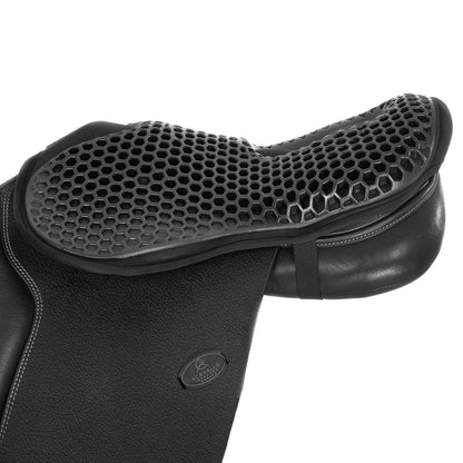 Cubreasiento salto gel-out hexagonal ortho-cóccix Dri-lex 20 mm Acavallo - Negro