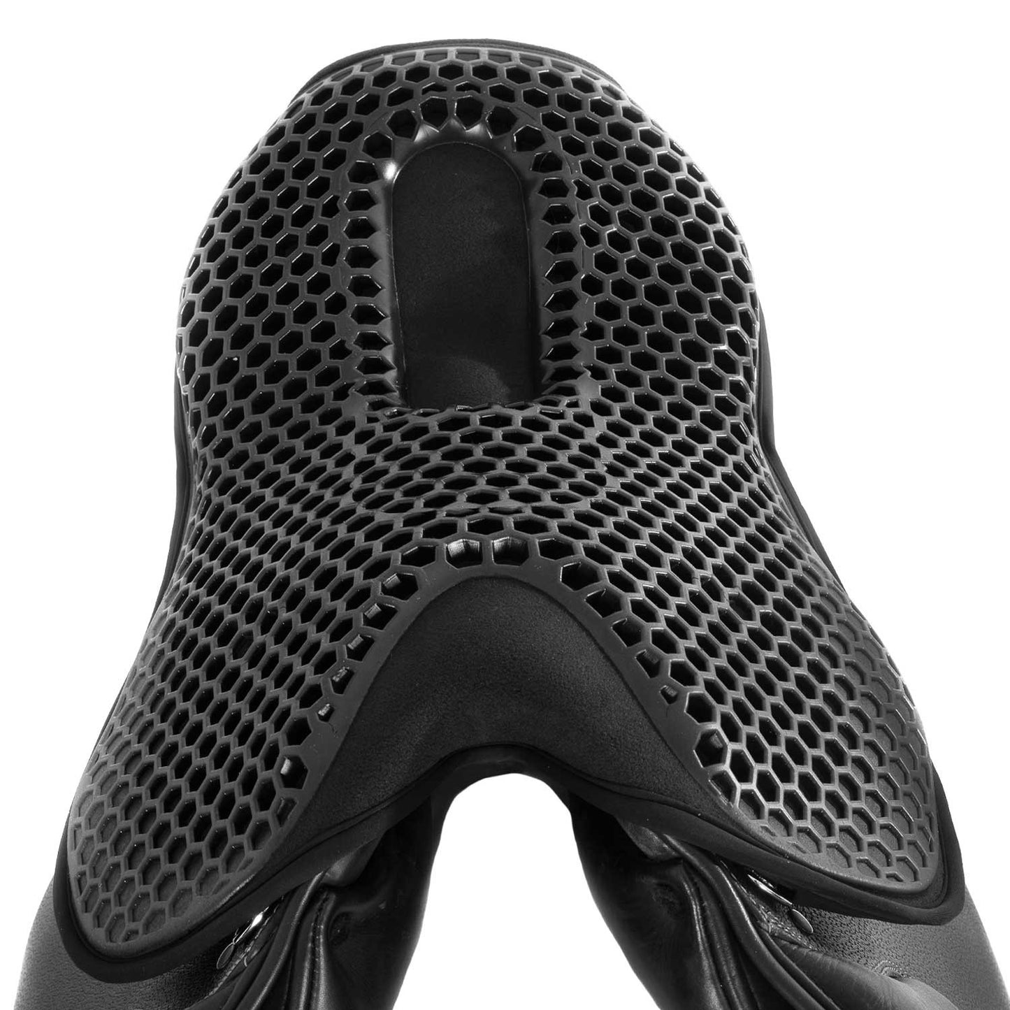 Cubreasiento salto gel-out hexagonal ortho-cóccix Dri-lex 20 mm Acavallo - Negro