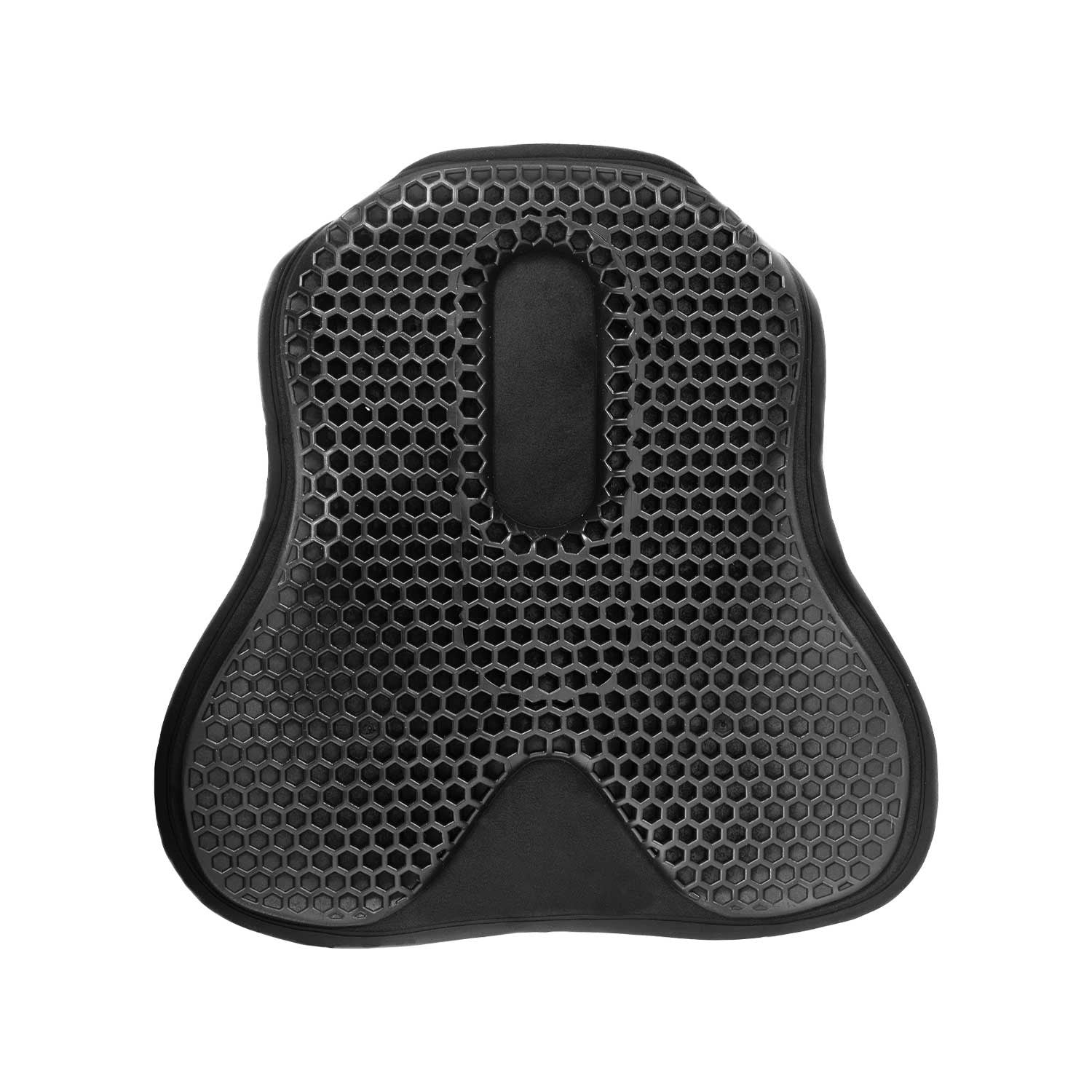 Cubreasiento salto gel-out hexagonal ortho-cóccix Dri-lex 20 mm Acavallo - Negro