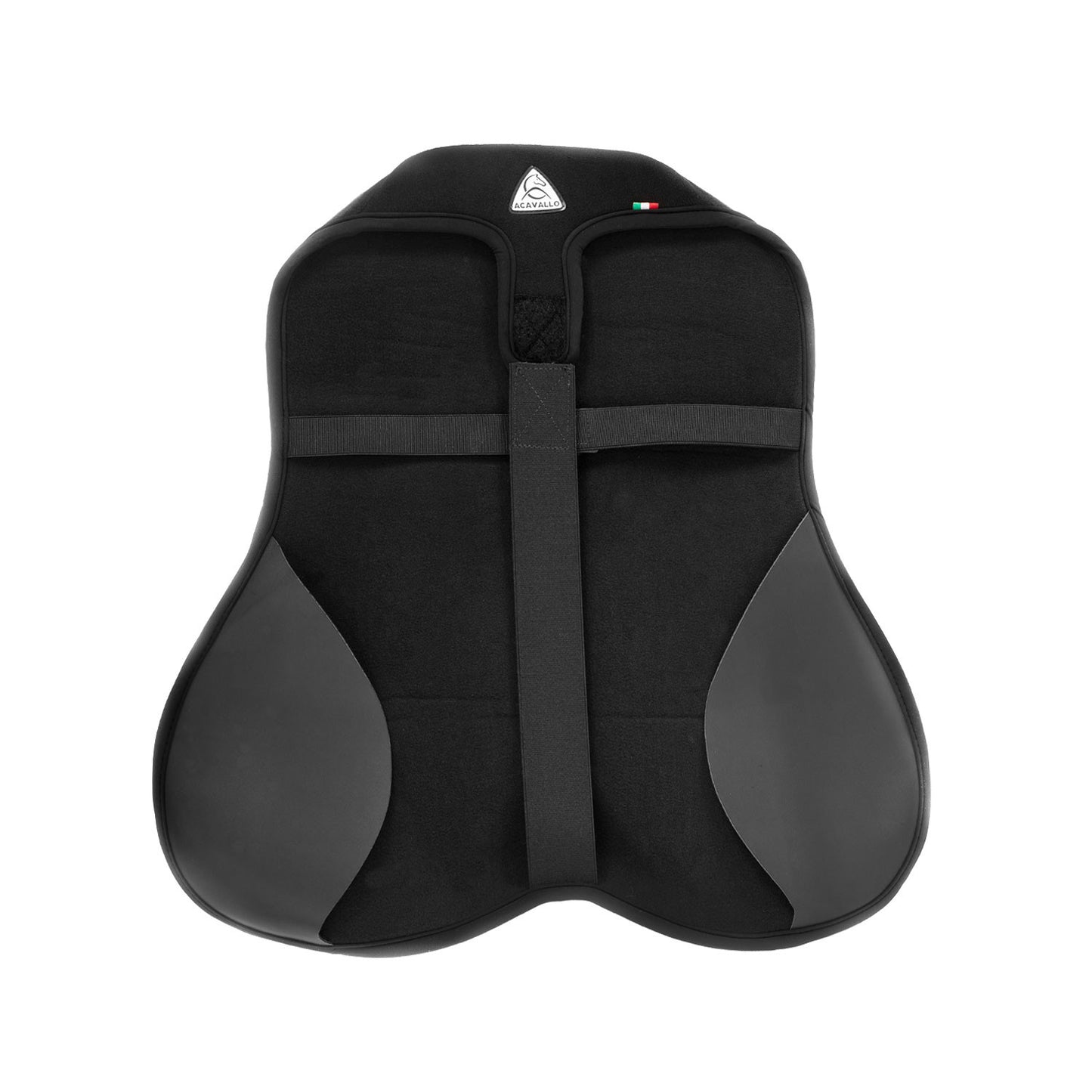 Cubreasiento salto gel-out hexagonal ortho-cóccix Dri-lex 20 mm Acavallo - Negro