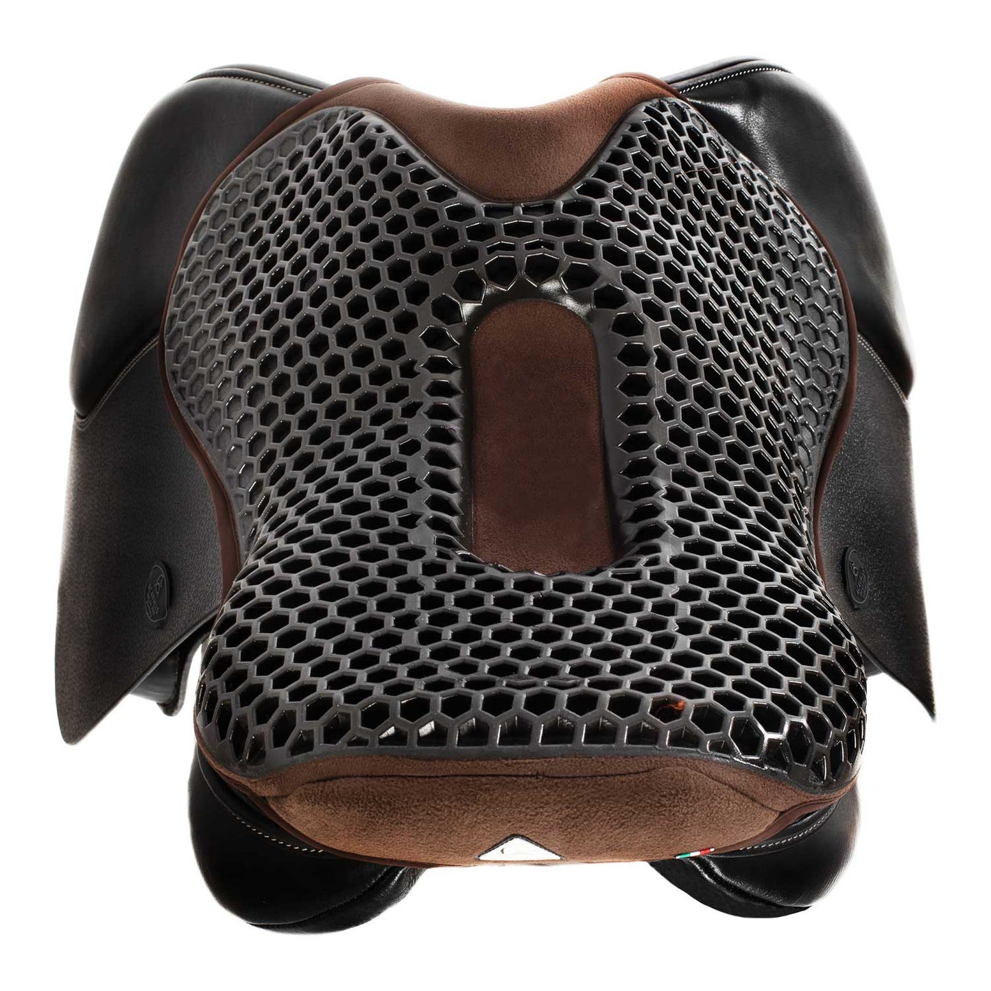Funda de asiento salto gel-out hexagonal ortho-pubis dri-lex 20mm Acavallo - Marrón