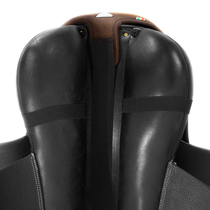 Funda de asiento salto gel-out hexagonal ortho-pubis dri-lex 20mm Acavallo - Marrón