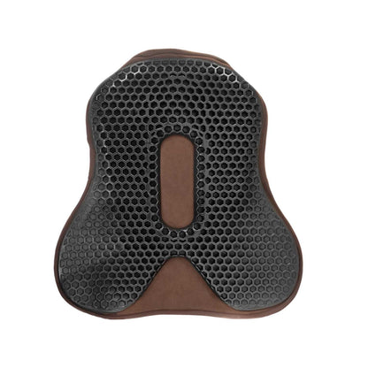 Funda de asiento salto gel-out hexagonal ortho-pubis dri-lex 20mm Acavallo - Marrón