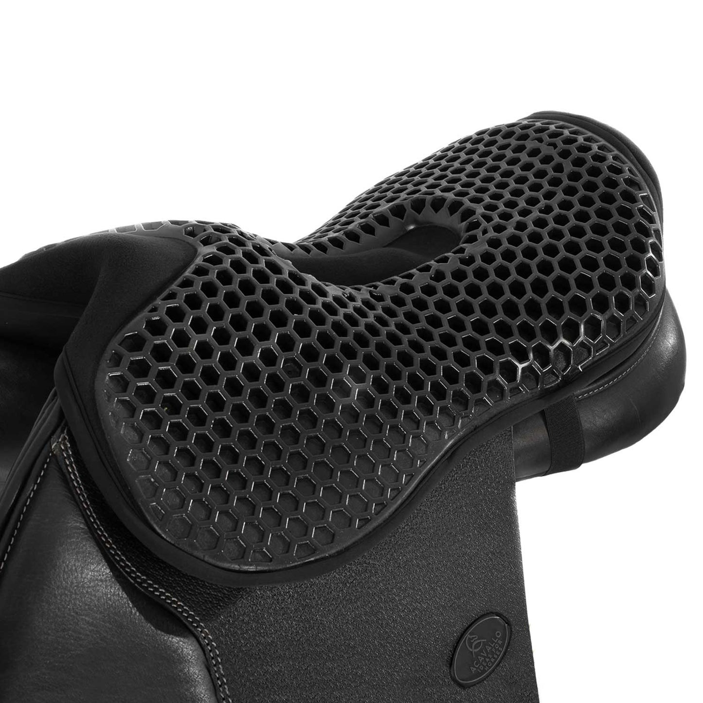 Funda de asiento salto gel-out hexagonal ortho-pubis dri-lex 20mm Acavallo - Negro