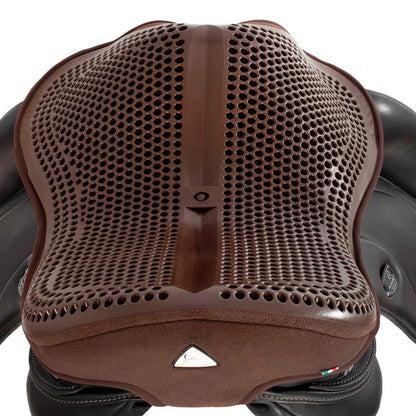 Cubreasiento dressage gel-out classic standard Dri-Lex 20 mm Acavallo - Marrón